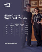 Tailored pants in Gray