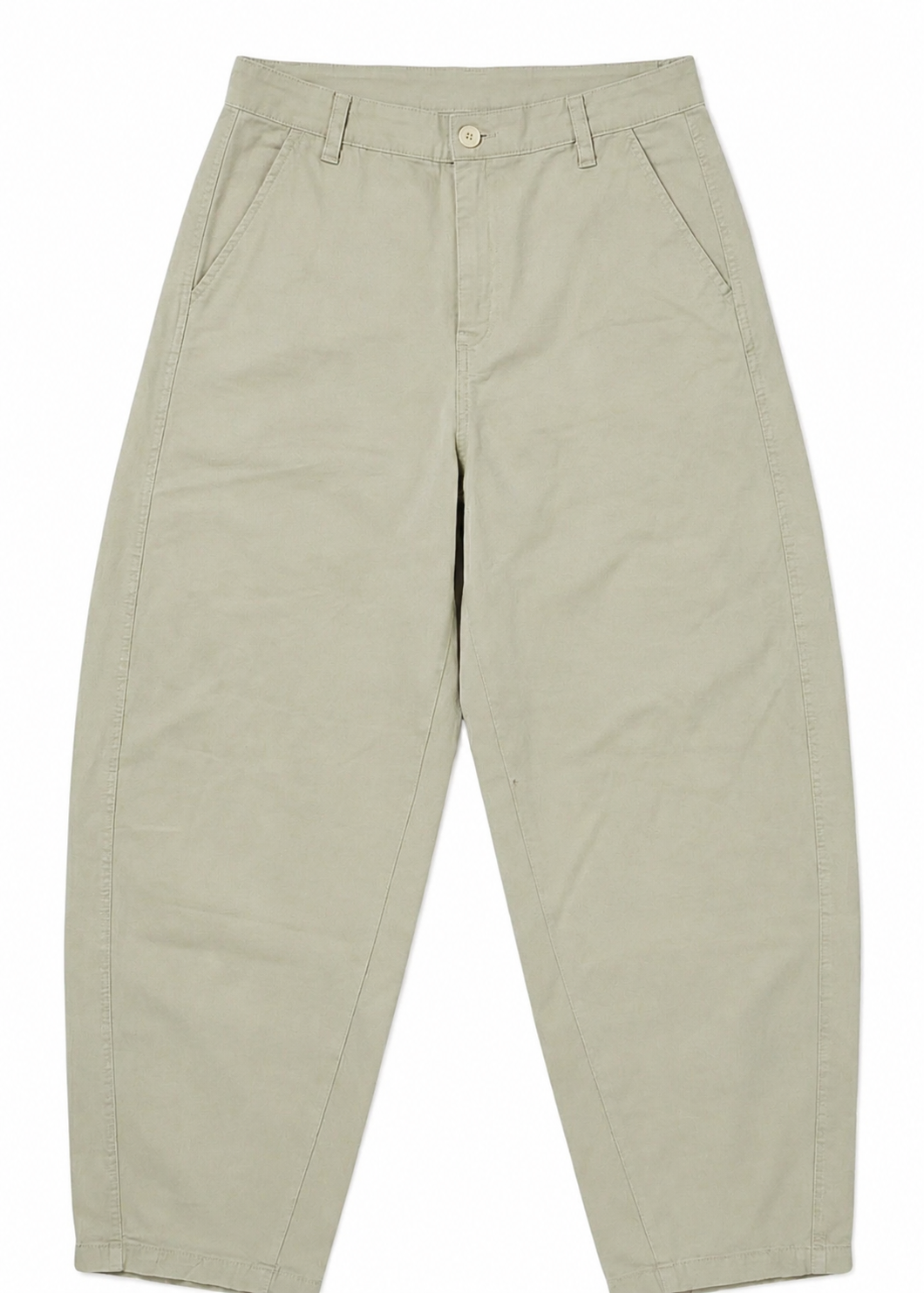 Barrel pants in beige