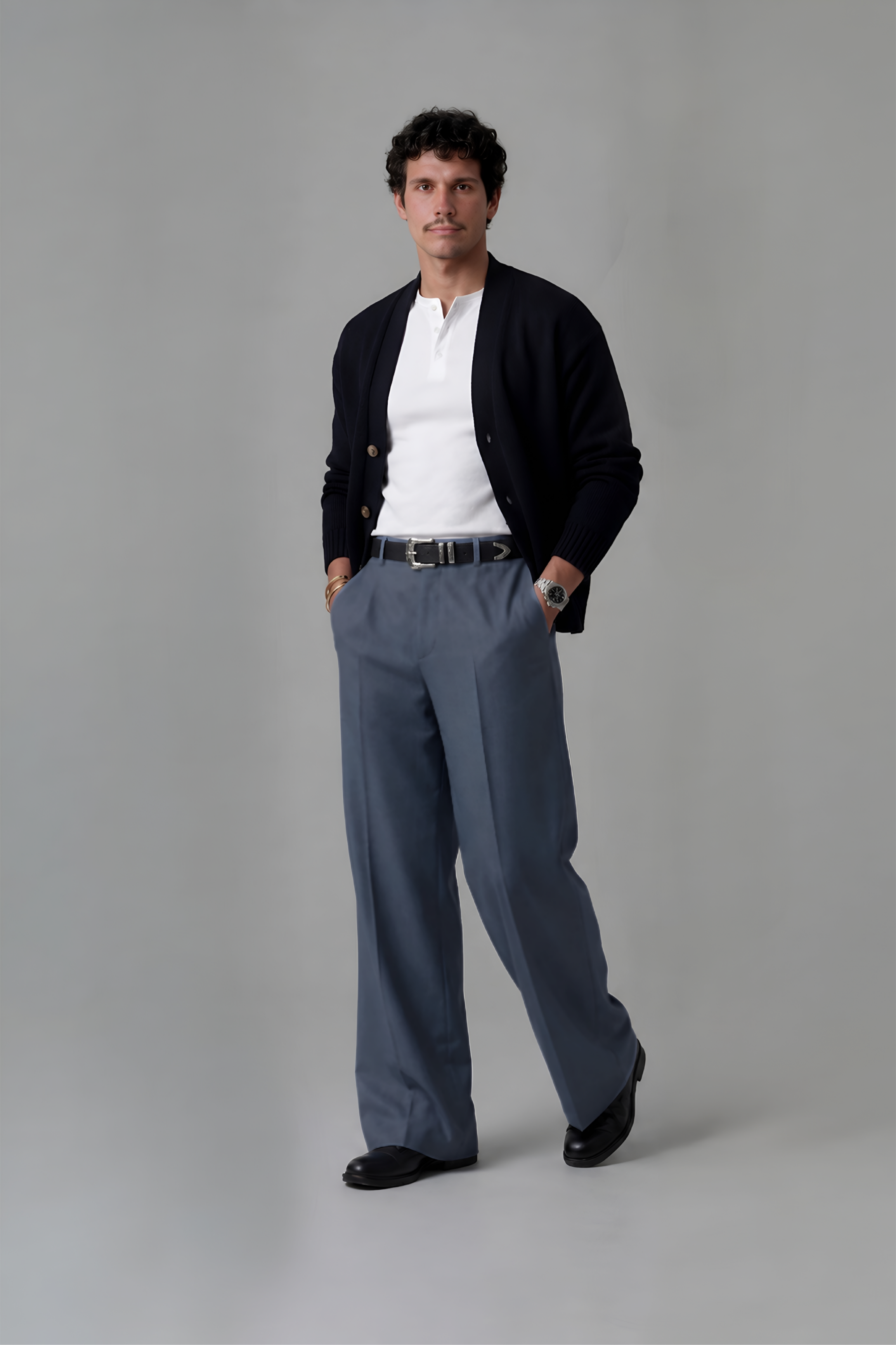 Tailored pants in Gray