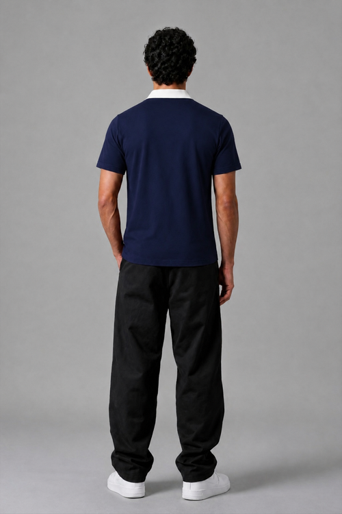 Polo shirt In navy blue