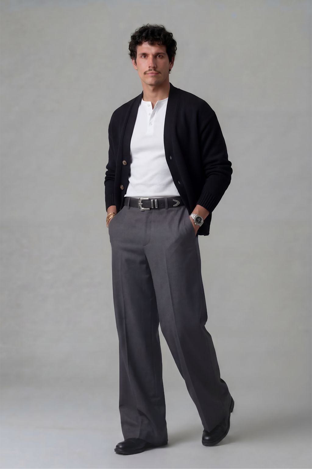 Tailored pants in Gray