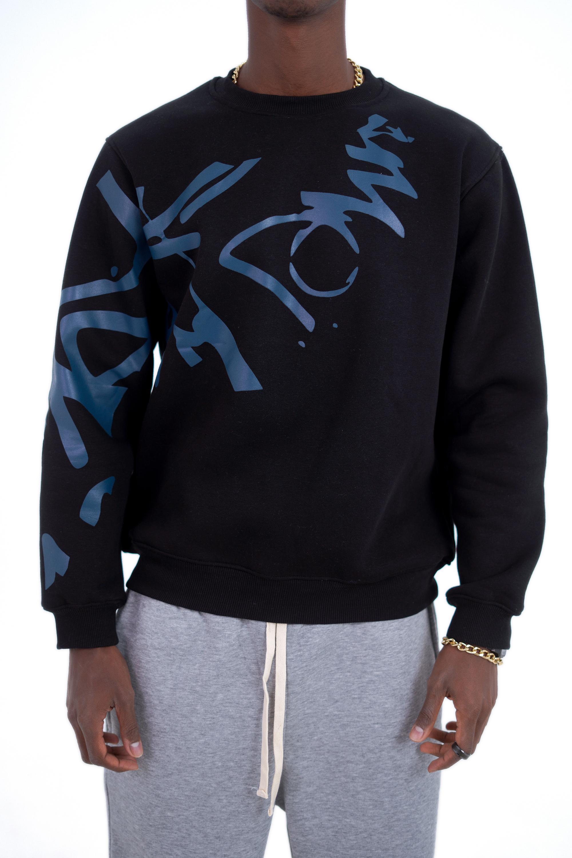 Black Zeed Crewneck