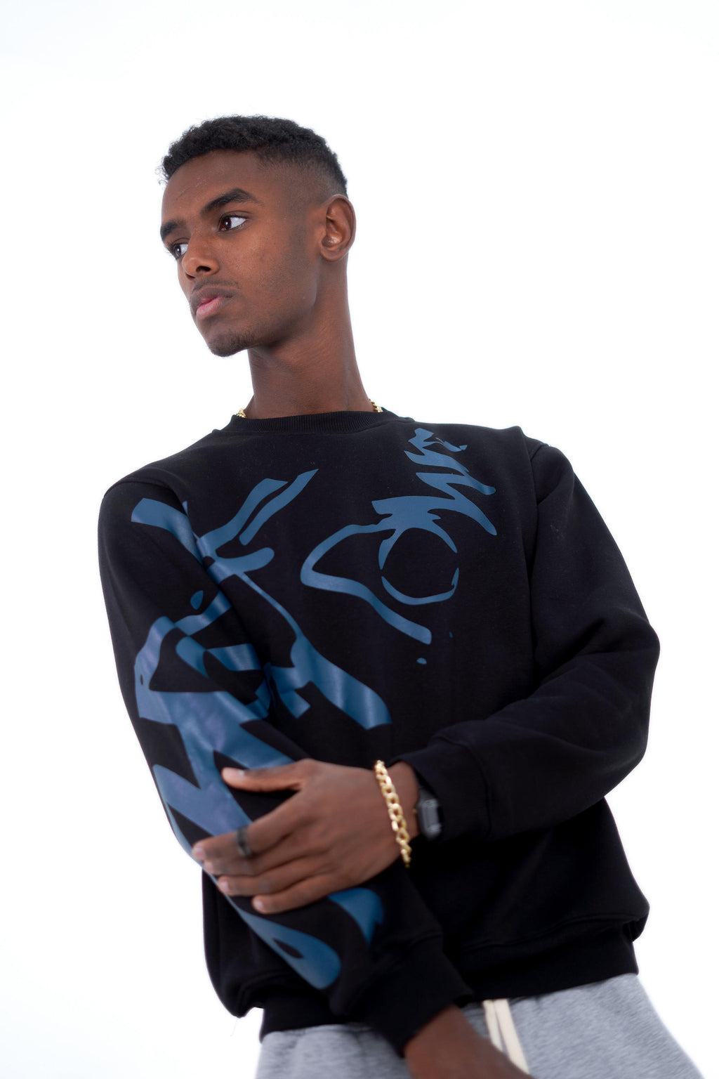Black Zeed Crewneck