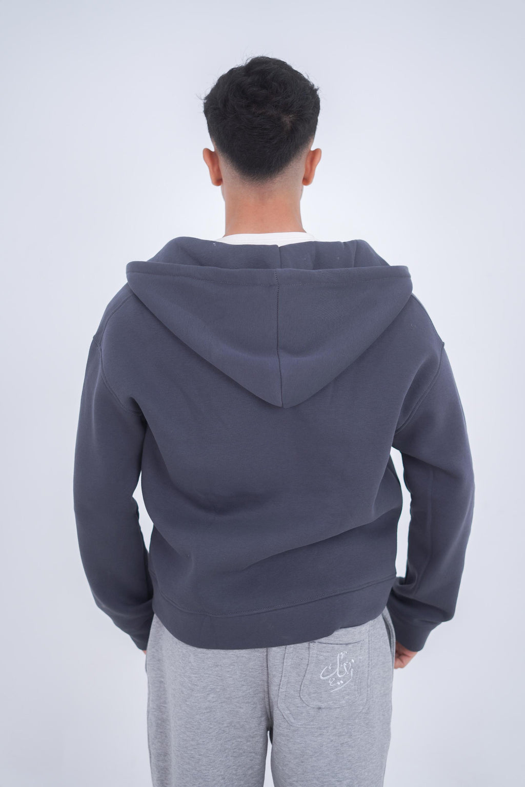 Dark Gray Zeed Full Zipper
